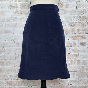 True Vintage 1990s Cotton Corduroy High Waisted A-Line Dark Academia Mini Skirt